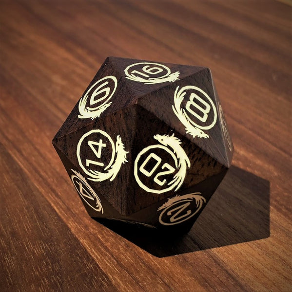 Giant Wooden D20s - The Dice Viking -