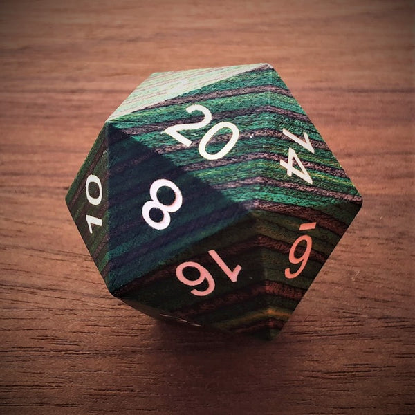 Giant Wooden D20s - The Dice Viking -