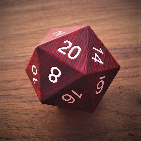 Giant Wooden D20s - The Dice Viking -