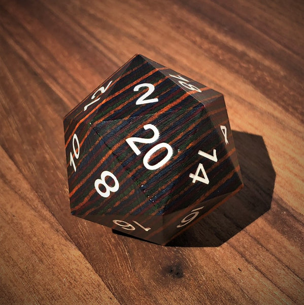 Giant Wooden D20s - The Dice Viking -