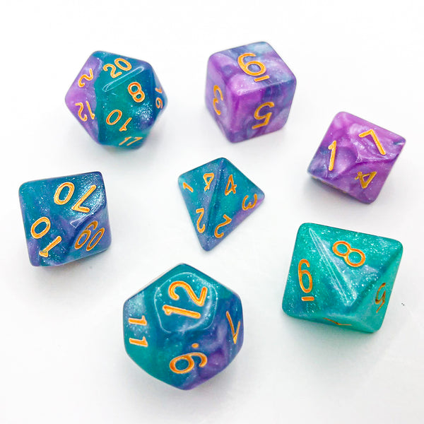 Vaporwave - The Dice Viking - Dice Set