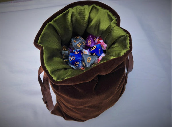 Large Velvet Dice Bag - The Dice Viking -