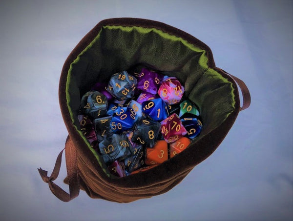 Large Velvet Dice Bag - The Dice Viking -