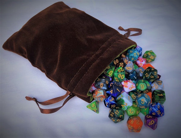 Large Velvet Dice Bag - The Dice Viking -