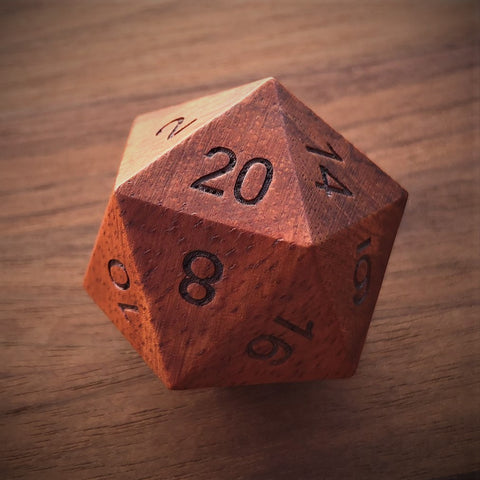 Giant Wooden D20s - The Dice Viking - 