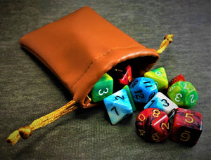 Brown Dice Bag - The Dice Viking - Dice Bag