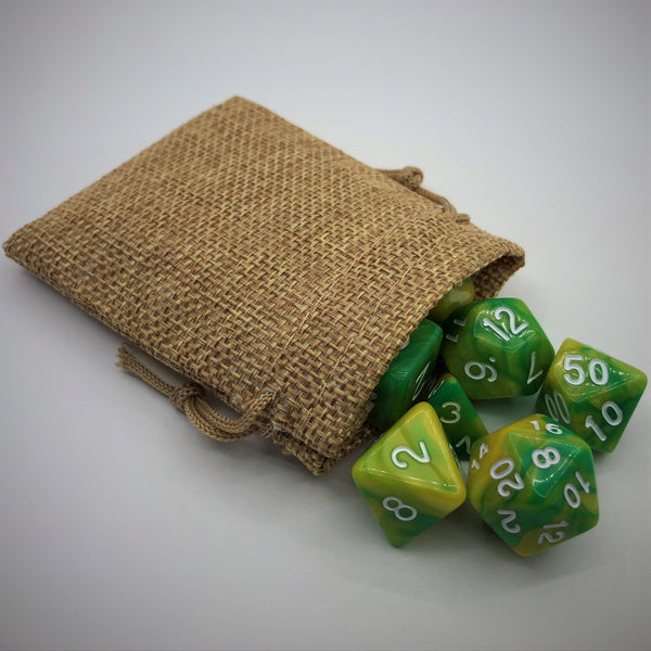 Burlap Dice Bag - The Dice Viking - Dice Bag