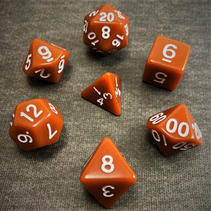 Solid Brown - The Dice Viking - Dice Set