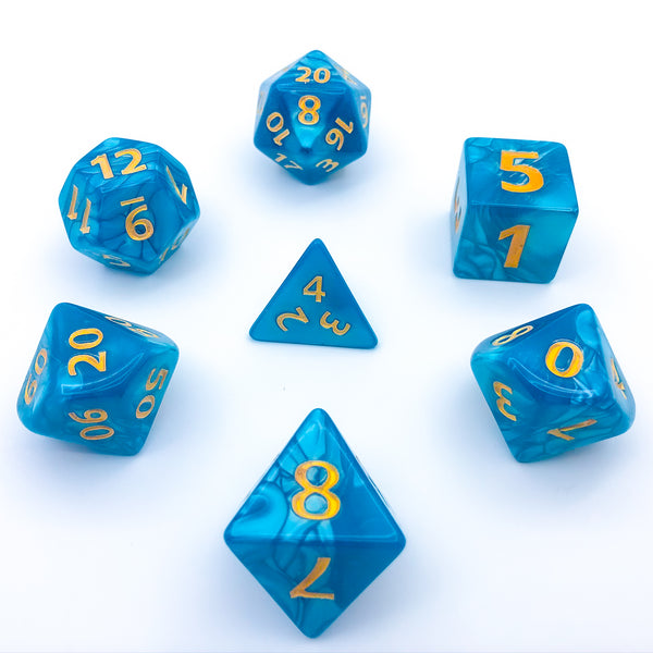 JOTNAR - Giant Dice Set - Blue - The Dice Viking - Dice Set