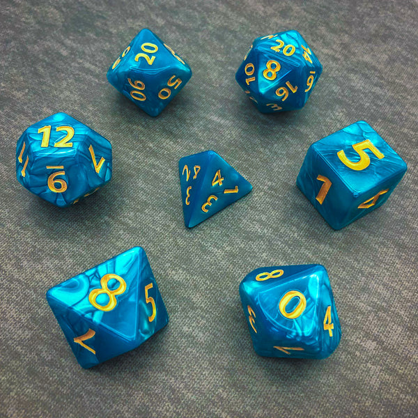 JOTNAR - Giant Dice Set - Blue - The Dice Viking - Dice Set