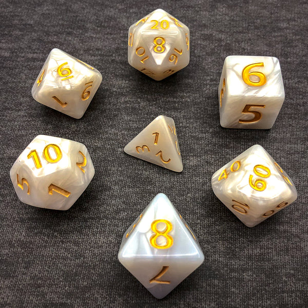 JOTNAR - Giant Dice Set - White - The Dice Viking - Dice Set