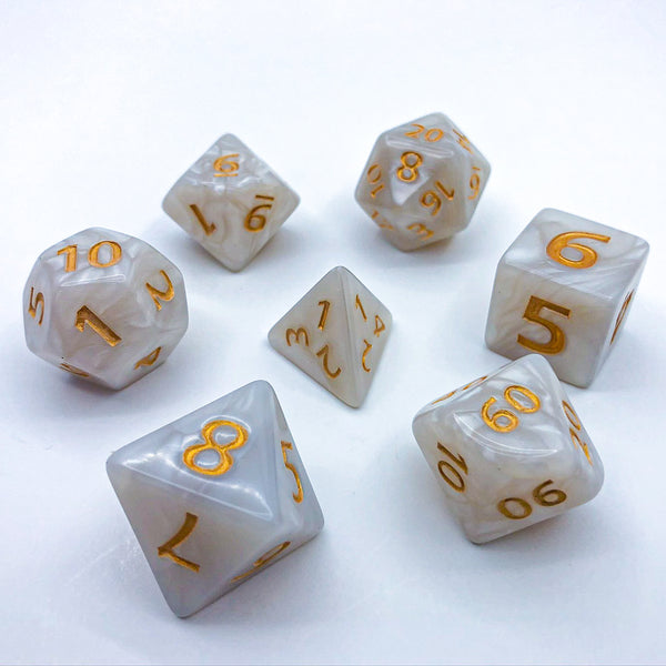 JOTNAR - Giant Dice Set - White - The Dice Viking - Dice Set