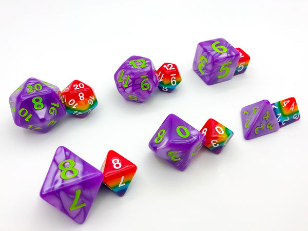 JOTNAR - Giant Dice Set - Purple - The Dice Viking - Dice Set