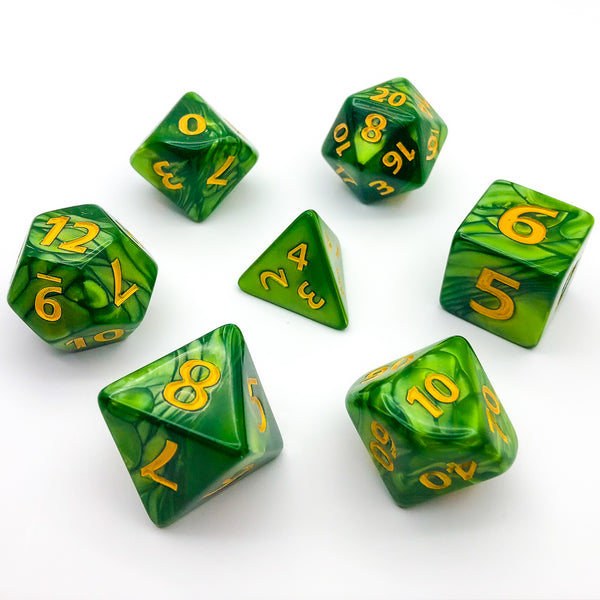 JOTNAR - Giant Dice Set - Green - The Dice Viking - Dice Set