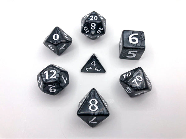 JOTNAR - Giant Dice Set - Black - The Dice Viking - Dice Set