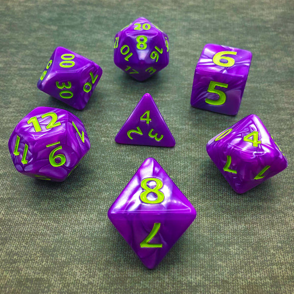 JOTNAR - Giant Dice Set - Purple - The Dice Viking - Dice Set