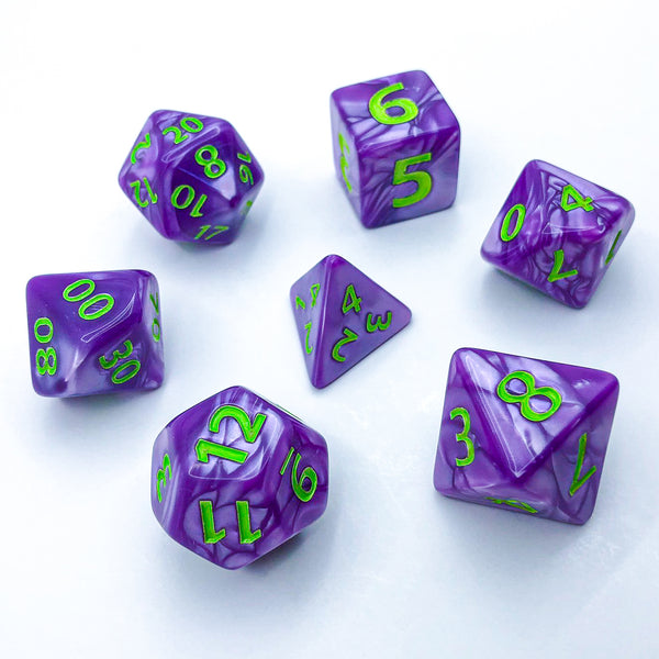 JOTNAR - Giant Dice Set - Purple - The Dice Viking - Dice Set