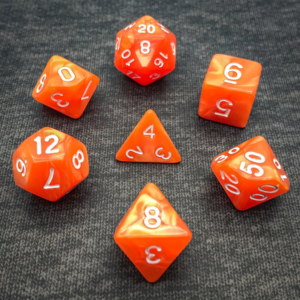 Seaspray - Orange - The Dice Viking - Dice Set