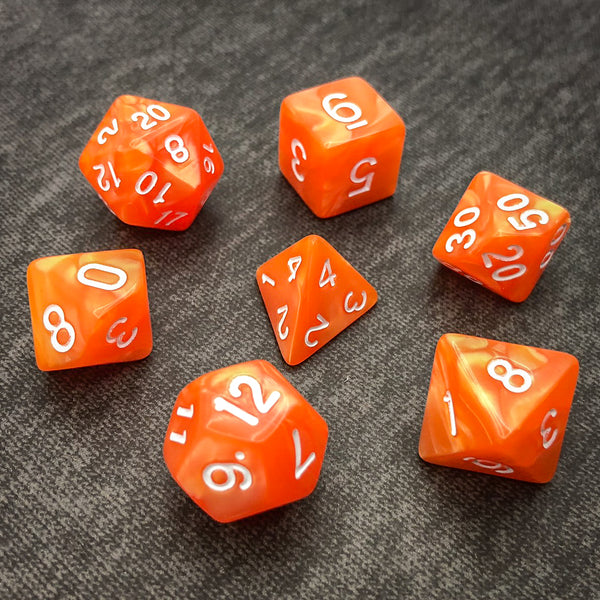 Seaspray - Orange - The Dice Viking - Dice Set