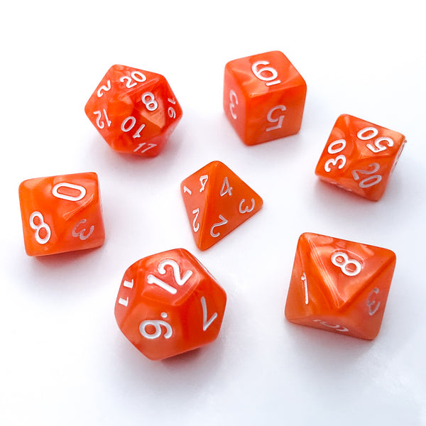 Seaspray - Orange - The Dice Viking - Dice Set