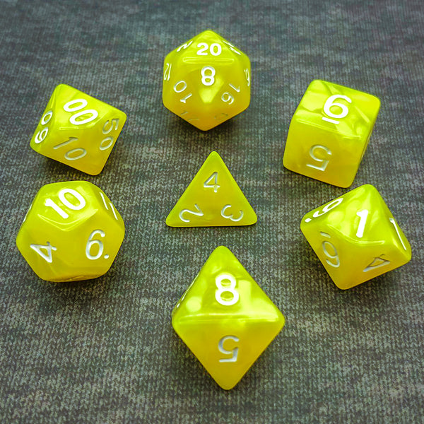 Seaspray - Yellow - The Dice Viking - Dice Set