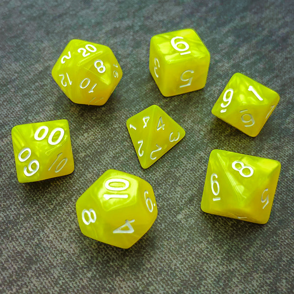 Seaspray - Yellow - The Dice Viking - Dice Set