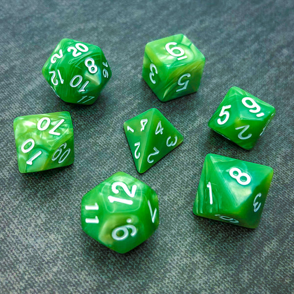 Seaspray - Green - The Dice Viking - Dice Set