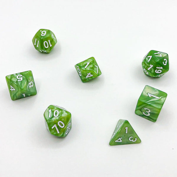 Seaspray - Green - The Dice Viking - Dice Set