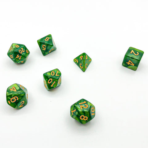 Seaspray - Pear - The Dice Viking - Dice Set