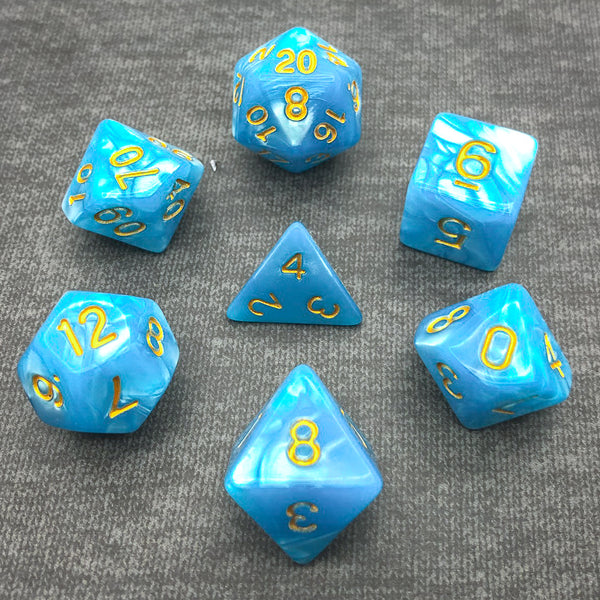 Seaspray - Sky Blue - The Dice Viking - Dice Set