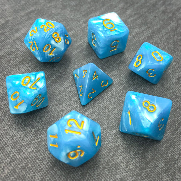 Seaspray - Sky Blue - The Dice Viking - Dice Set