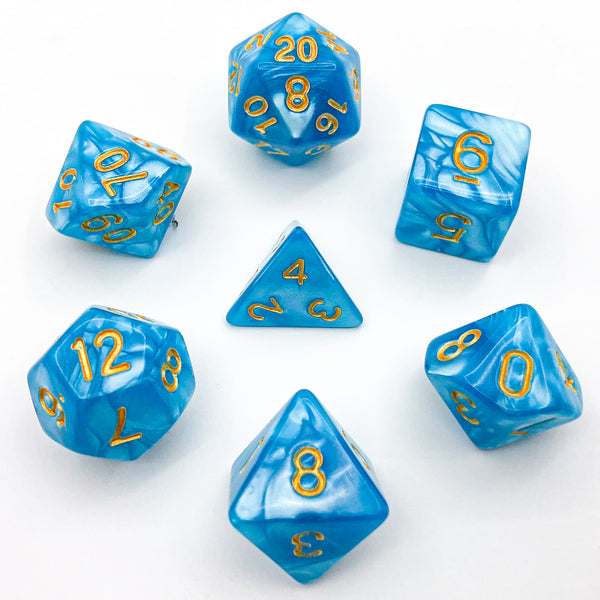 Seaspray - Sky Blue - The Dice Viking - Dice Set