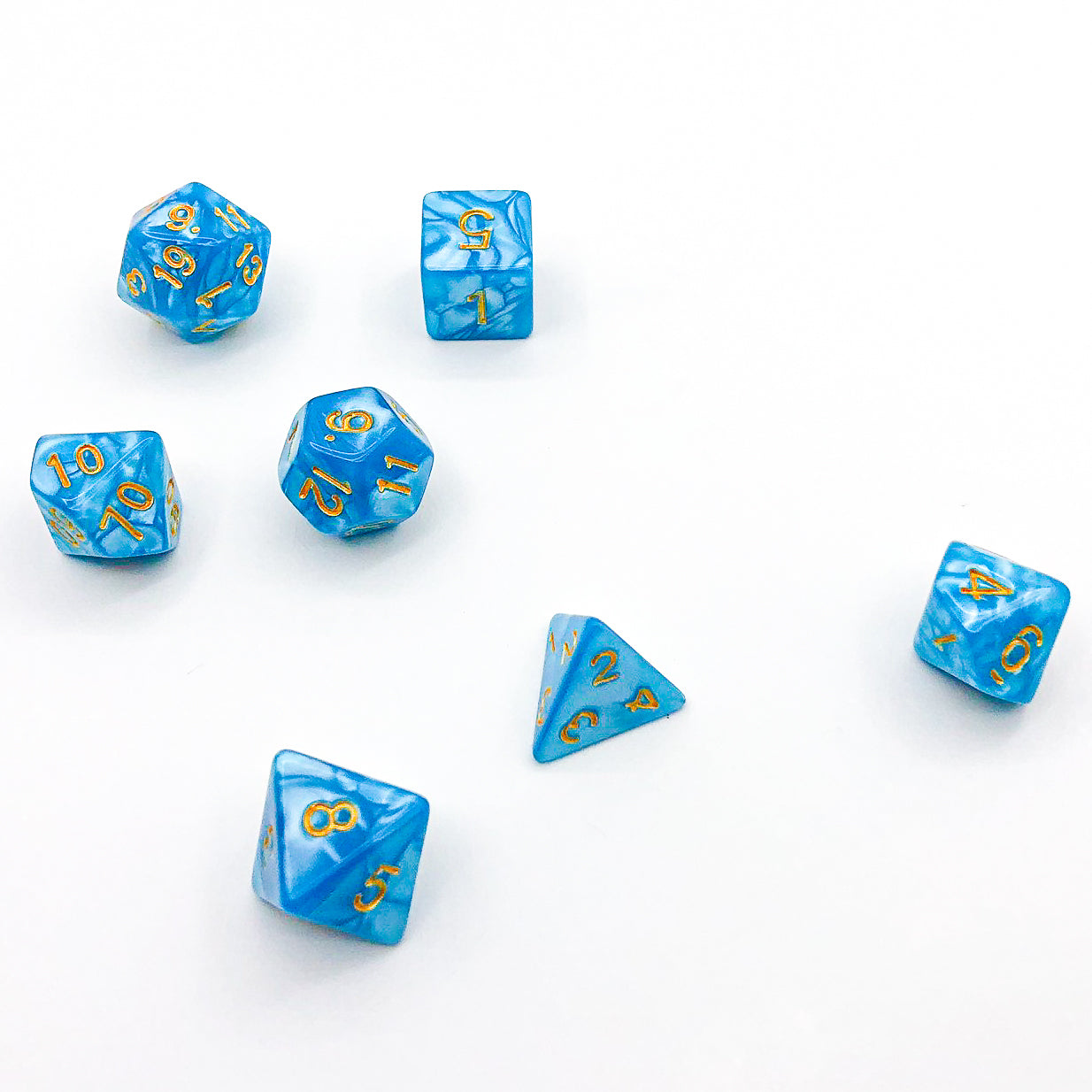 Seaspray - Sky Blue - The Dice Viking - Dice Set