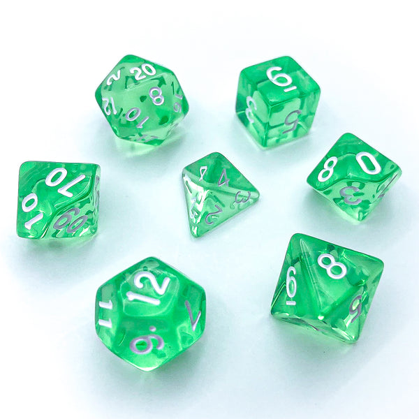 Transparent Teal - The Dice Viking - Dice Set