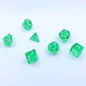 Transparent Teal - The Dice Viking - Dice Set