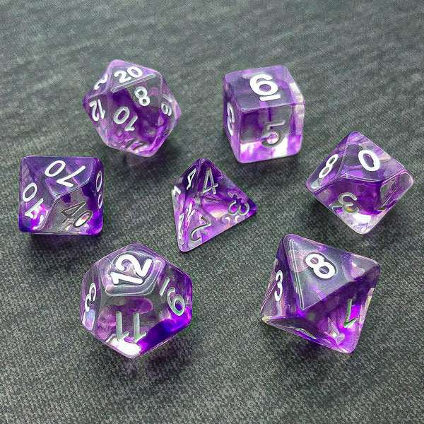 Purple Clouds - The Dice Viking - Dice Set