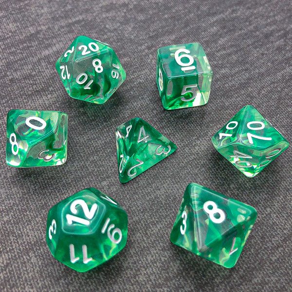 Green Clouds - The Dice Viking - Dice Set