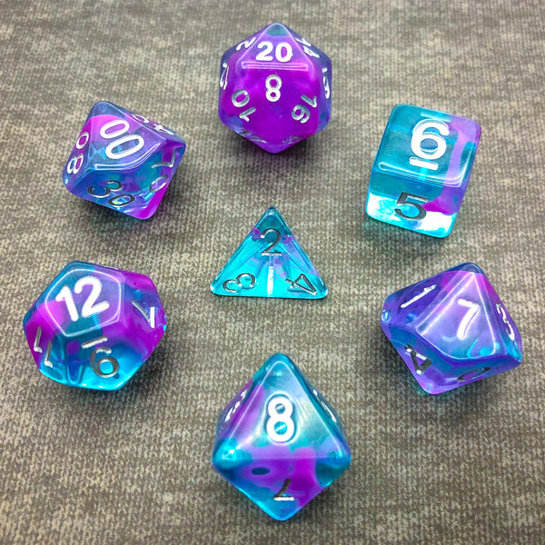 Midnight Aqua - The Dice Viking - Dice Set