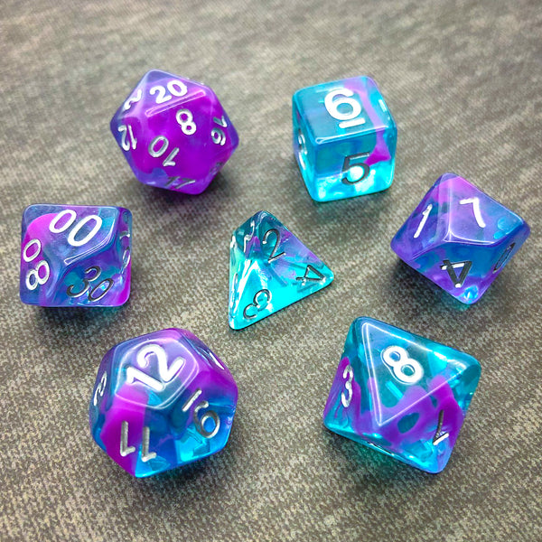 Midnight Aqua - The Dice Viking - Dice Set