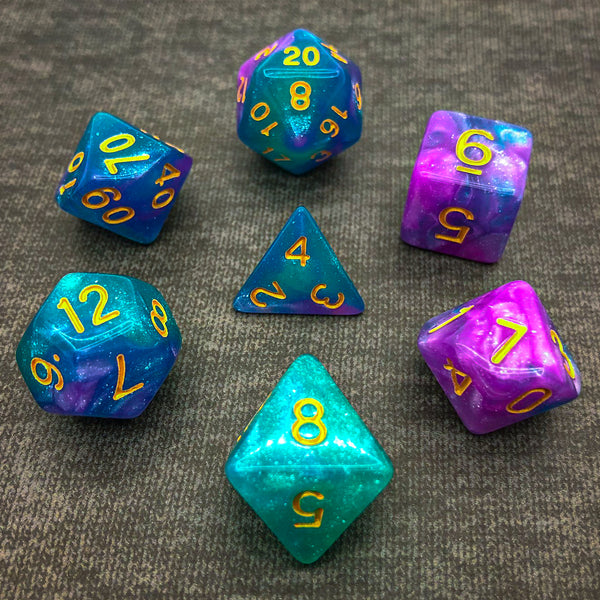 Vaporwave - The Dice Viking - Dice Set