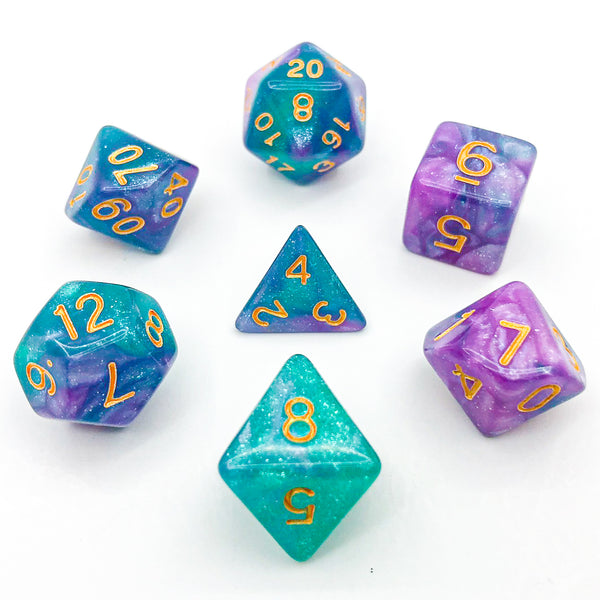 Vaporwave - The Dice Viking - Dice Set