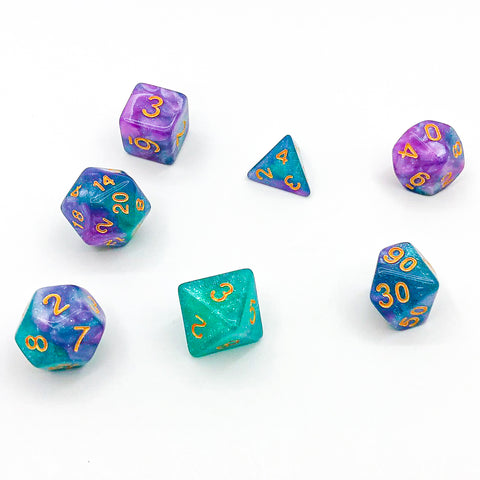 Vaporwave - The Dice Viking - Dice Set