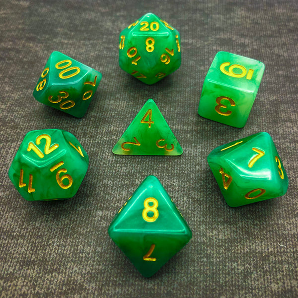 Jade - The Dice Viking - Dice Set