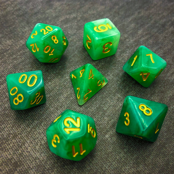 Jade - The Dice Viking - Dice Set